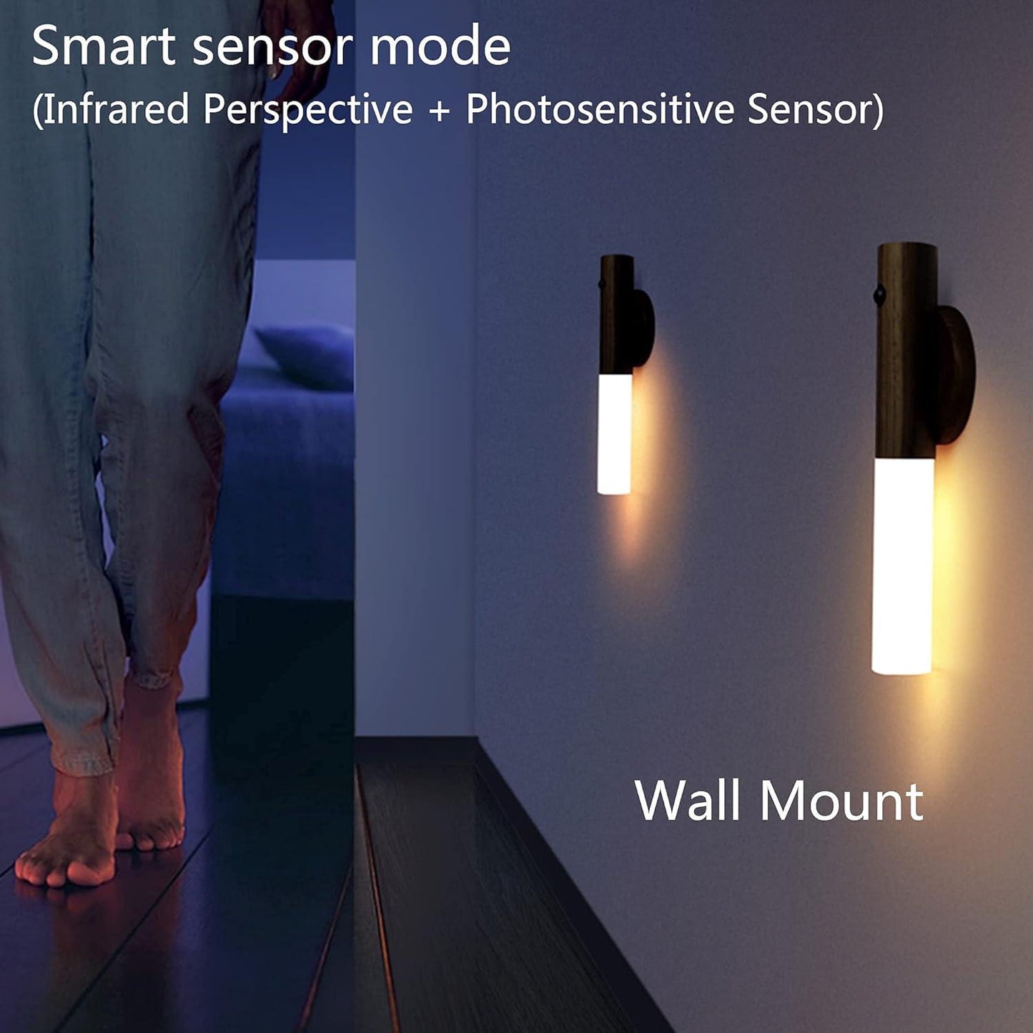 Night Light LED Magnetic Auto Motion Sensor