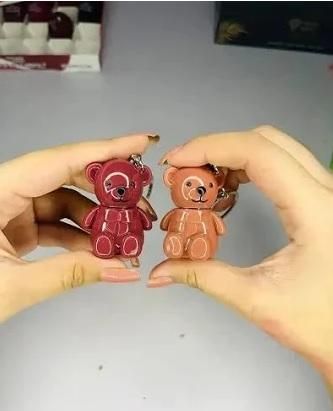 2-in-1 Keychain Bear Matte Lipstick (Pack of 2)