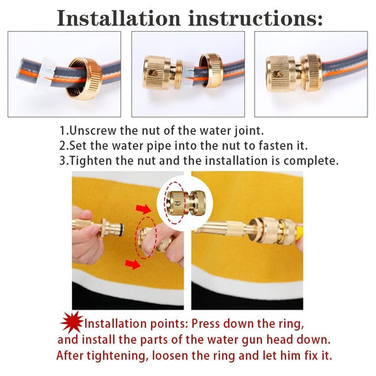Portable High Pressure Water Nozzle