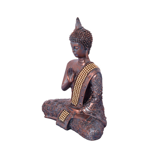 Handcrafted Meditating Blessing Buddha