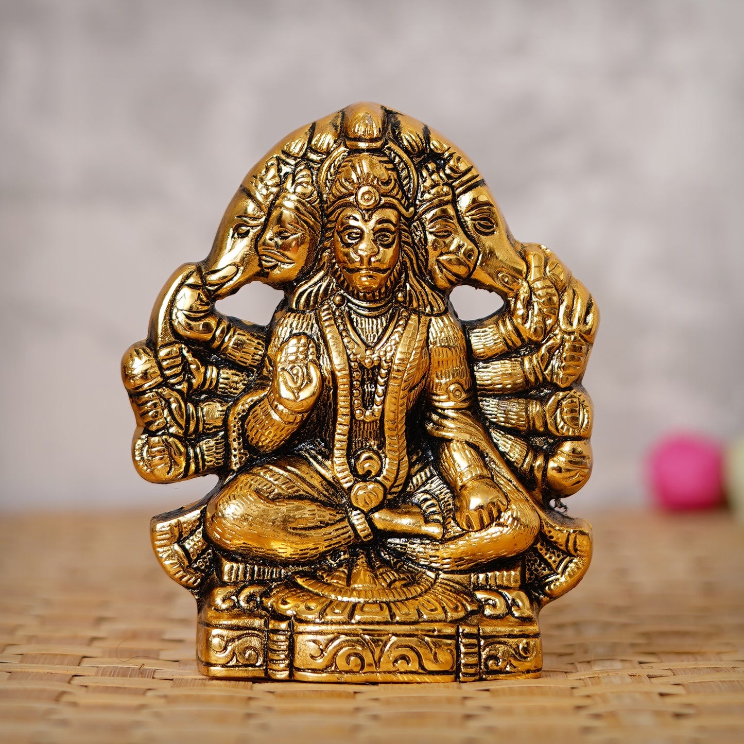 Golden Panch Mukhi Hanuman