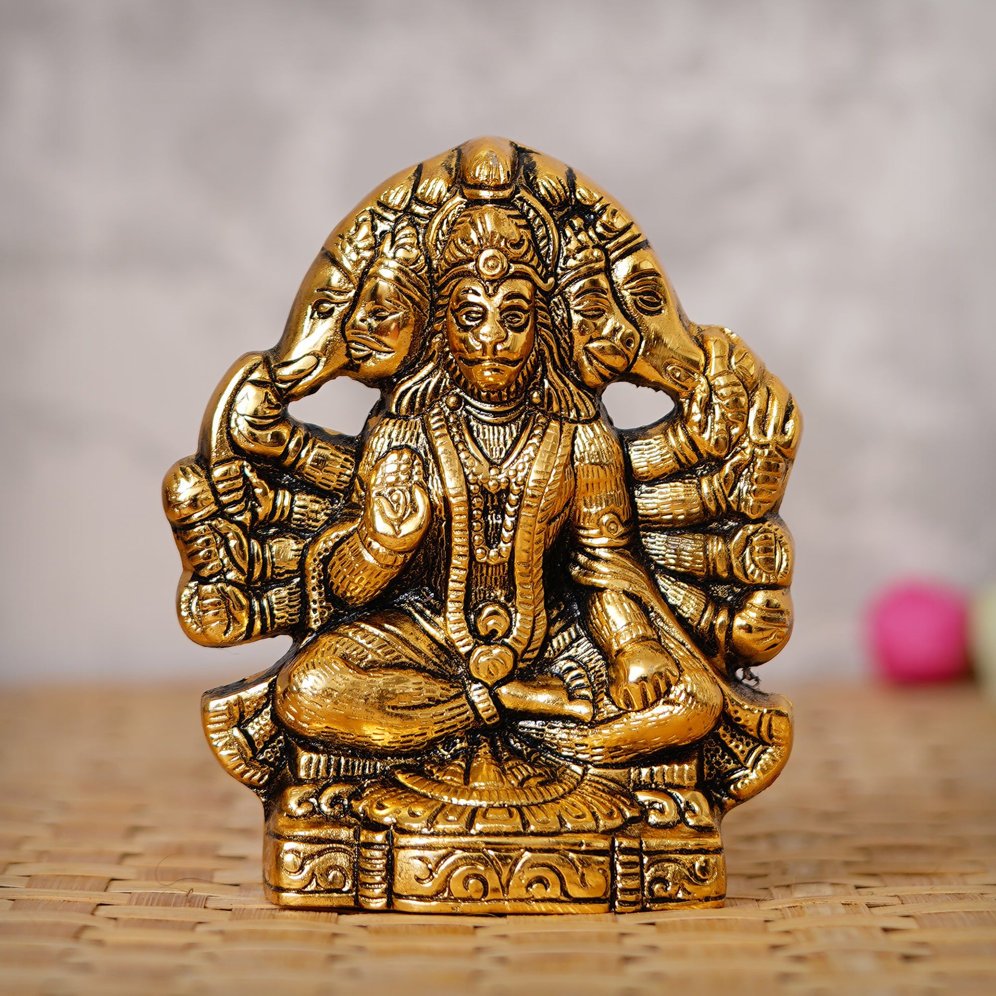 Golden Panch Mukhi Hanuman