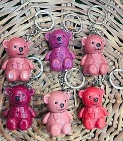 2-in-1 Keychain Bear Matte Lipstick (Pack of 2)