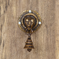Lord Ganesha Face wall Hanging Bell