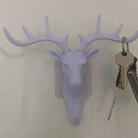 Hanging Hook- Self Adhesive Deer Head Hanging Hook (Pack of 1)
