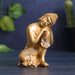 Golden Buddha on Knee