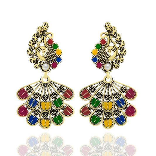 Exquisite Oxidized Earring
