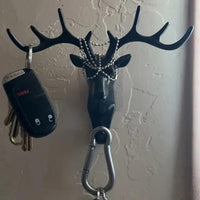 Hanging Hook- Self Adhesive Deer Head Hanging Hook (Pack of 1)